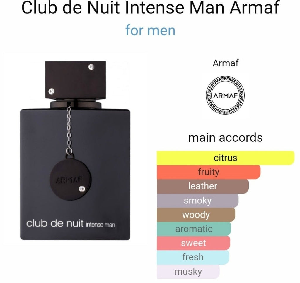 Club De Nuit Intense Man Armaf Perfumes Eau De Toilette