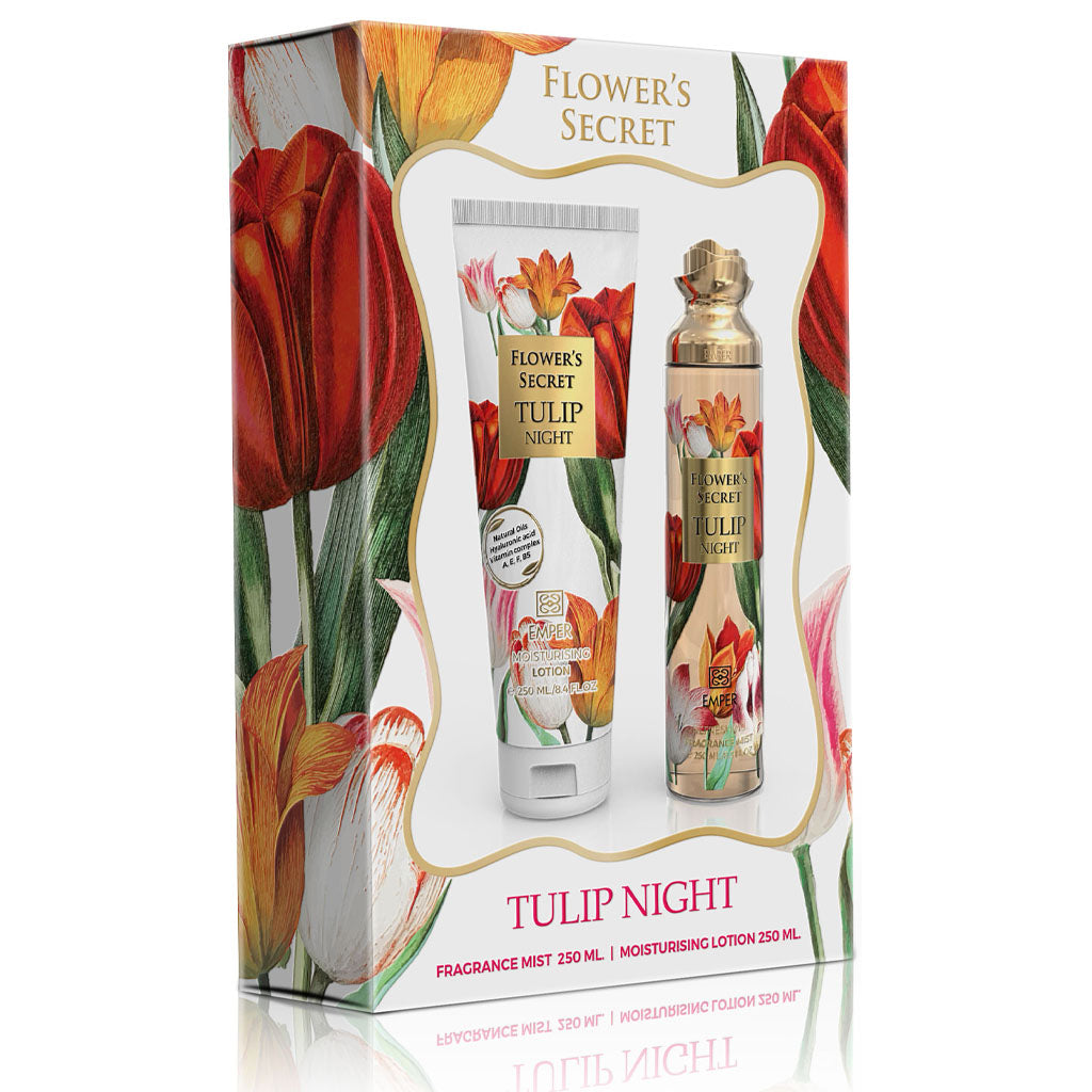 Flowers Secret Tulip Night 2 In 1 Set