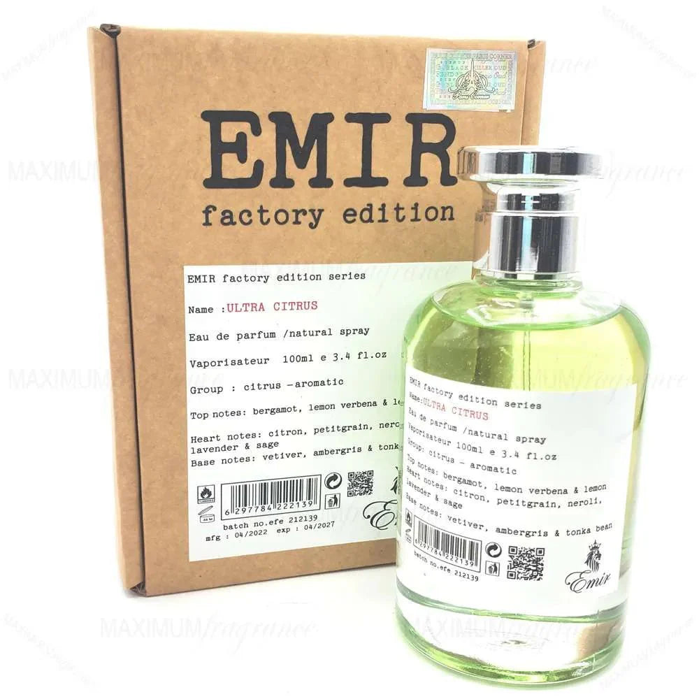 Ultra Citrus Emir Factory Edition EDP 100 ml - Dubai perfumes SA