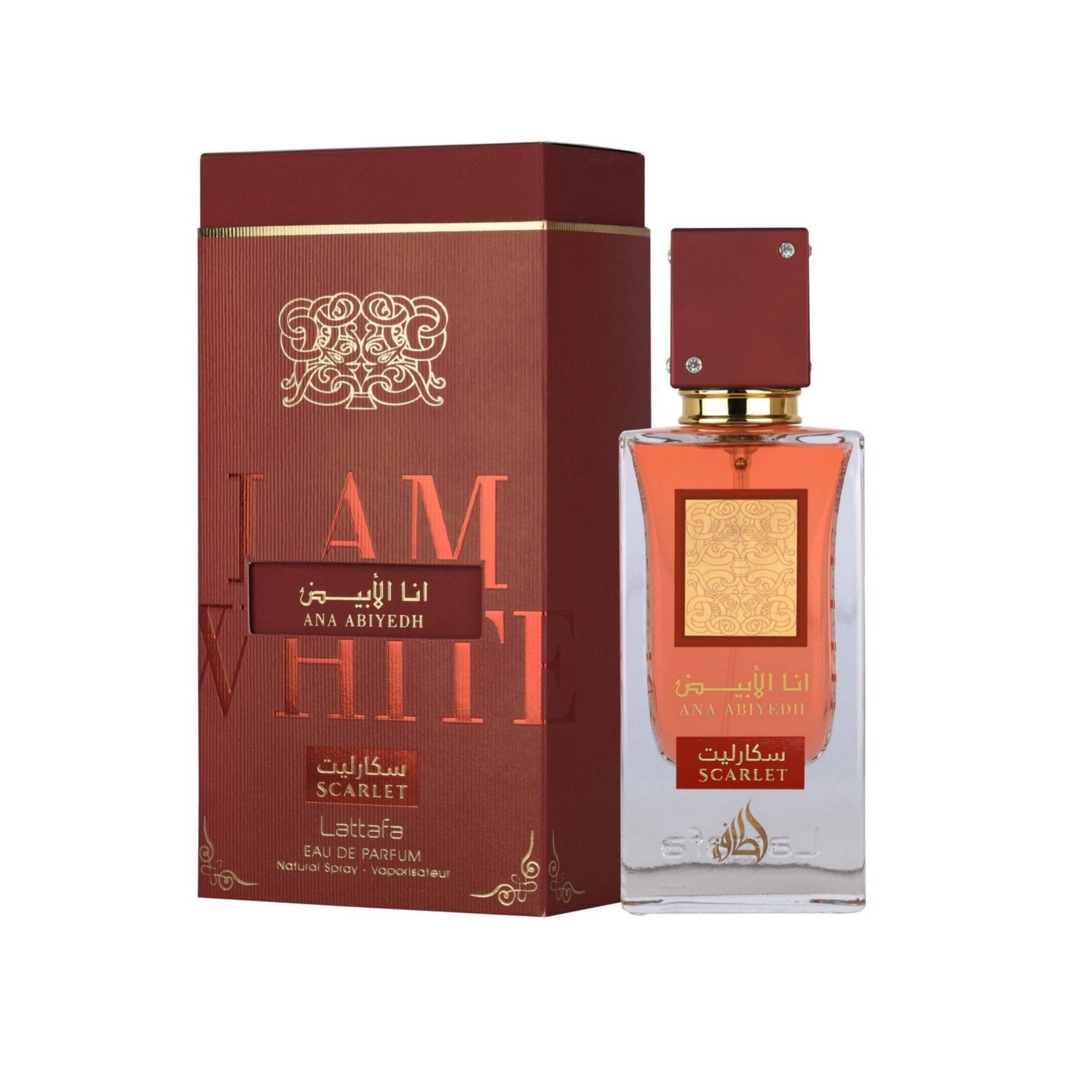 香水(女性用) Lattafa Ana abiyedh Scarlet Ana Abiyedh Scarlet Eau De Parfum 60ml - Lattafa – Dubai perfumes SA
