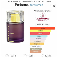 Al Haramain urbanist femme edp 100ml – Dubai perfumes SA