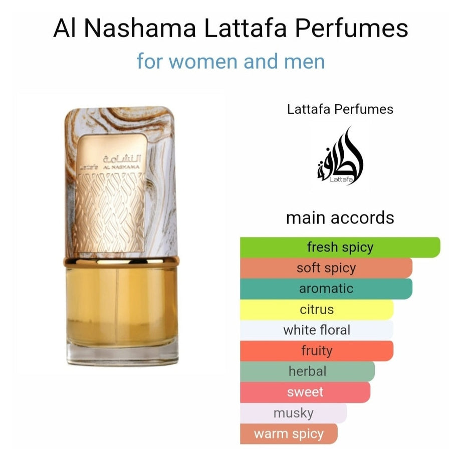 Al Nashama Lattafa Perfumes 100ml – Dubai perfumes SA