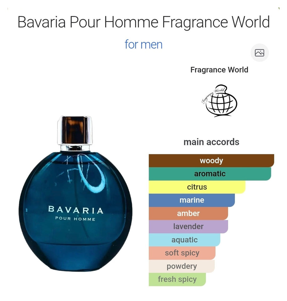 BAVARIA POUR HOMME – Dubai perfumes SA