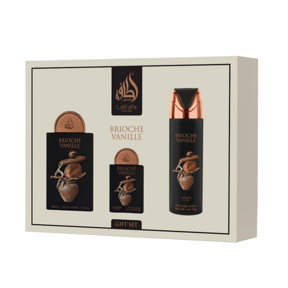 Brioche Vanille Lattafa pride Gift set – Dubai perfumes SA