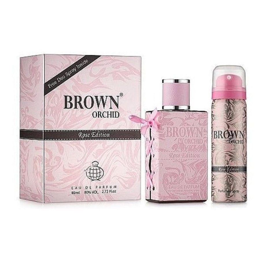 Brown Orchid Rose Edition Eau De Parfum 80ml - Fragrance World