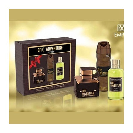 Epic Adventure Emper 3 in 1 gift set – Dubai perfumes SA