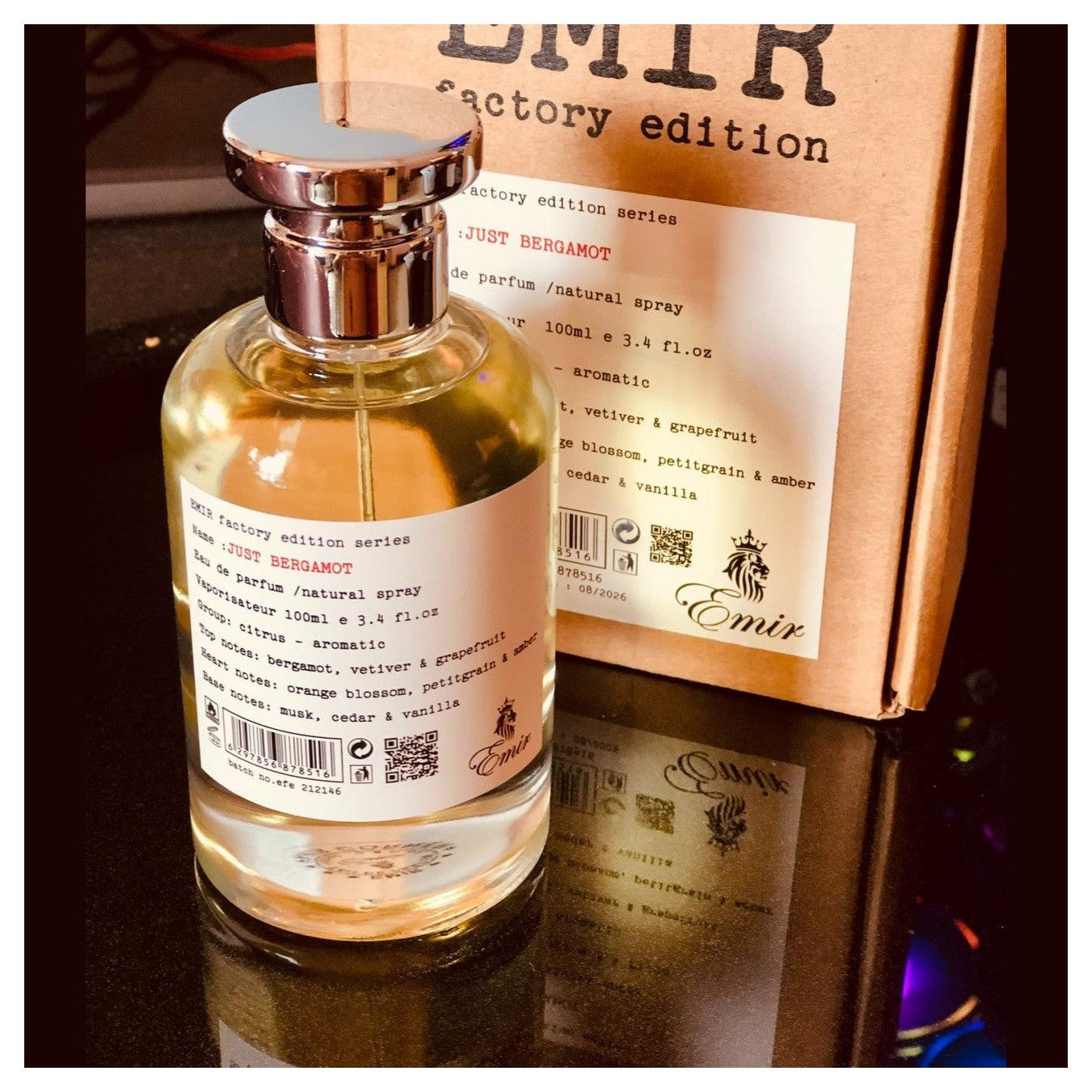 Just Bergamot Emir Factory Edition EDP 100ml – Dubai perfumes SA