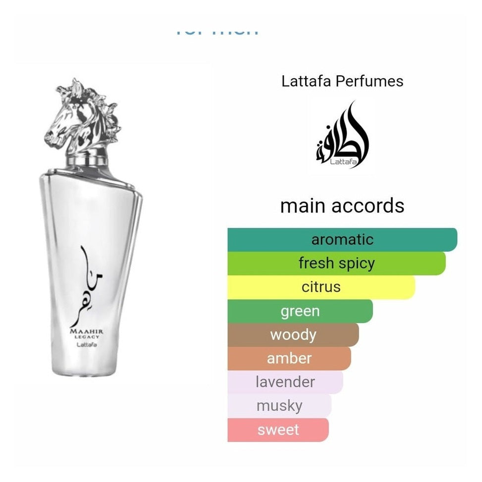 Maahir Legacy Lattafa Perfumes EDP 100ml – Dubai perfumes SA