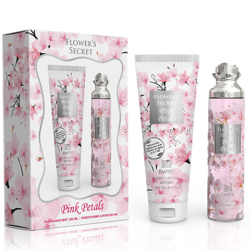 Flowers Secret Pink Petals 2 In 1 Set