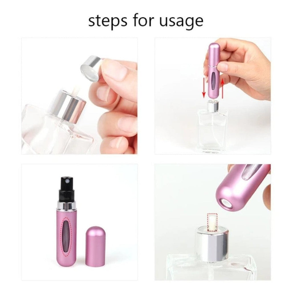 Refillable Mini Perfume Spray Bottle - 5ml capacity – Dubai perfumes SA