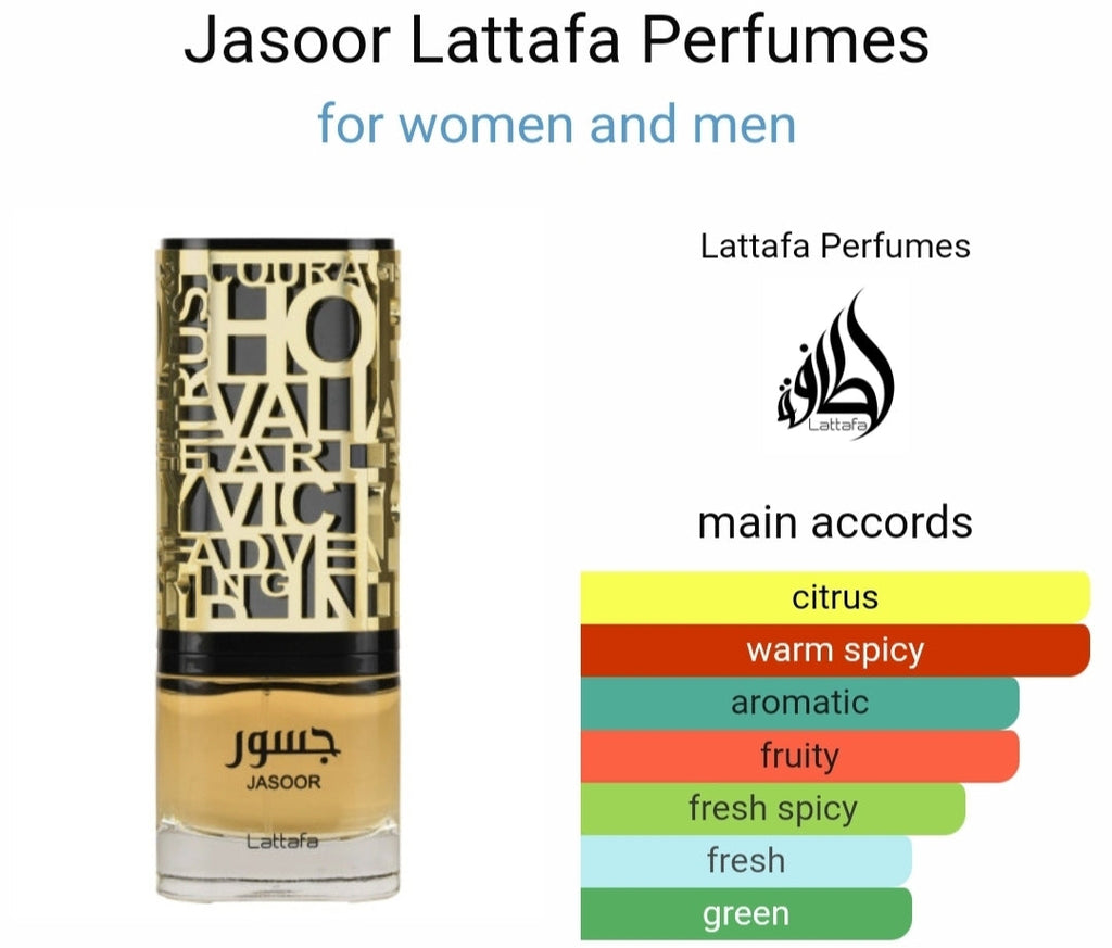 Jasoor Lattafa Perfumes Edp 100Ml Eau De Parfum