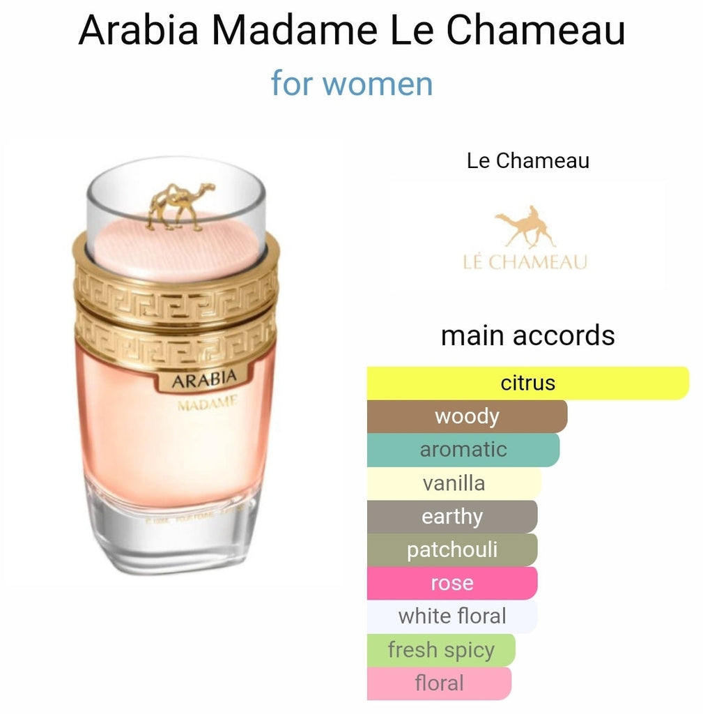 Arabia Madame Pour Femme Edp 100Ml Eau De Parfum