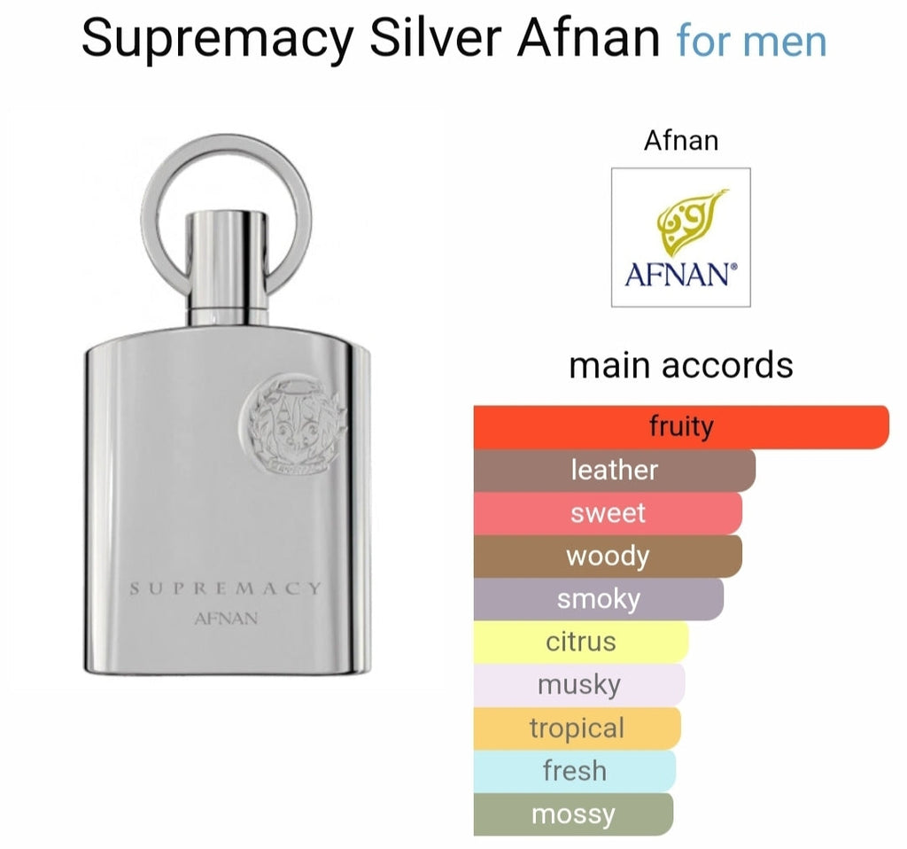 Supremacy Silver Afnan Perfumes 100Ml