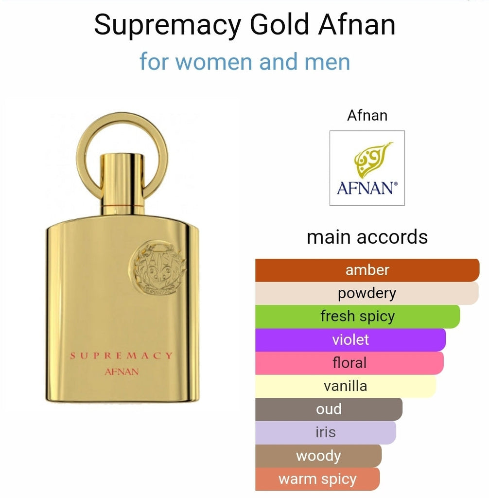 Supremacy Gold Afnan Perfumes 100Ml