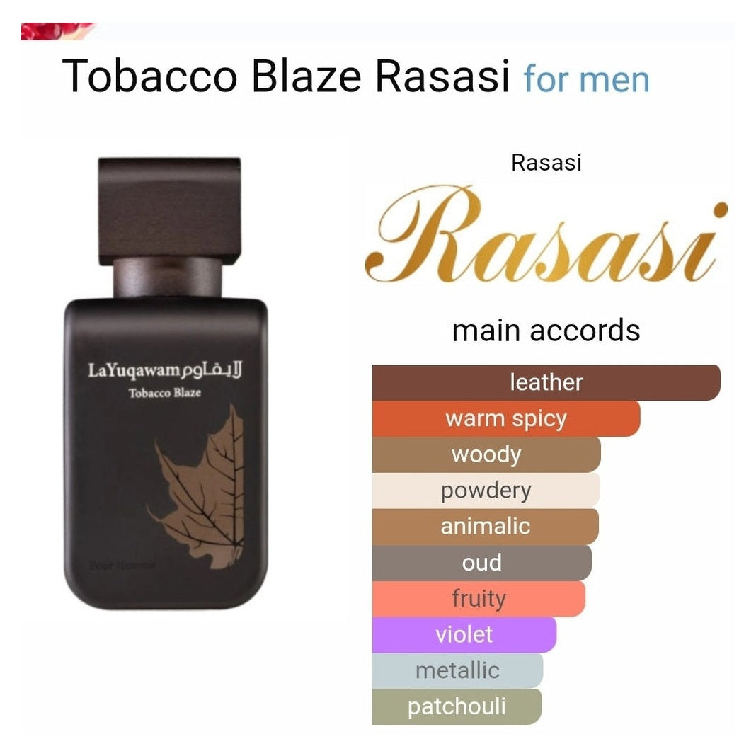 Tobacco Blaze Rasasi perfumes 100ml – Dubai perfumes SA