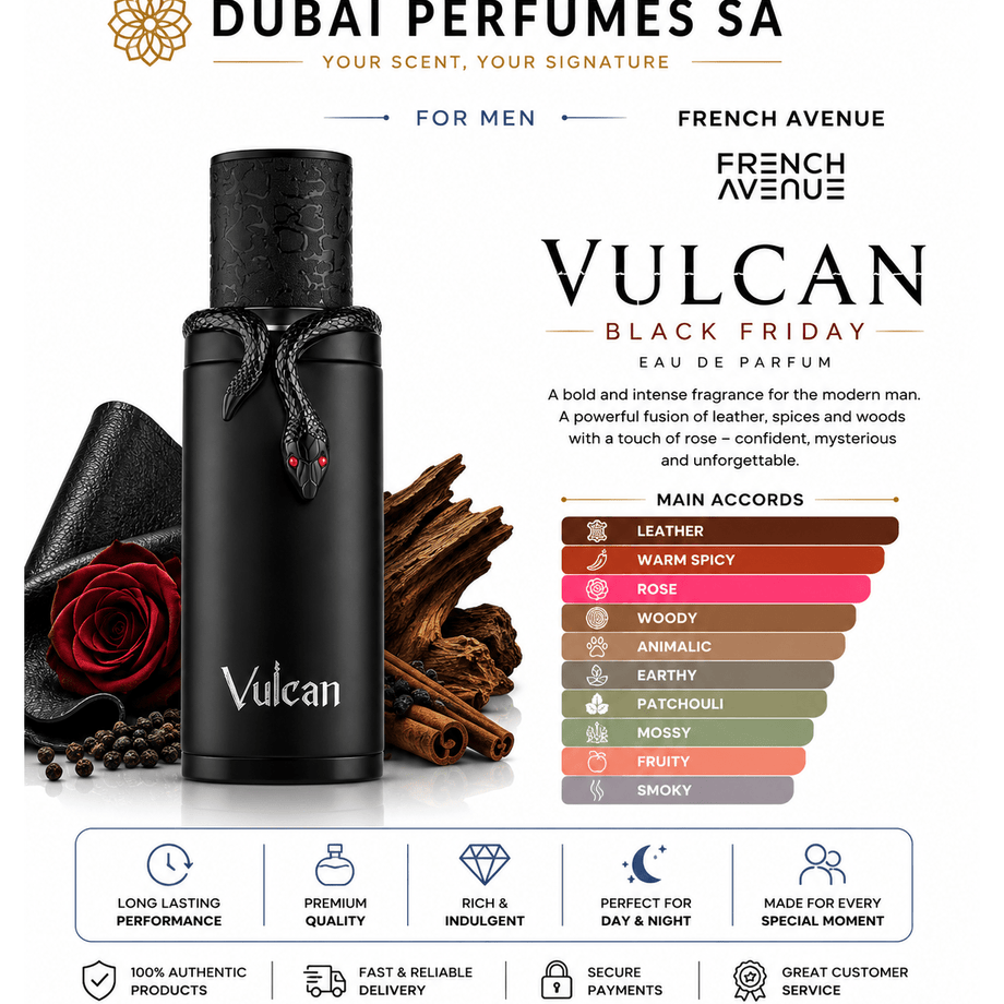 Vulcan Black Friday édition limitée Extrait De Parfum 100ml