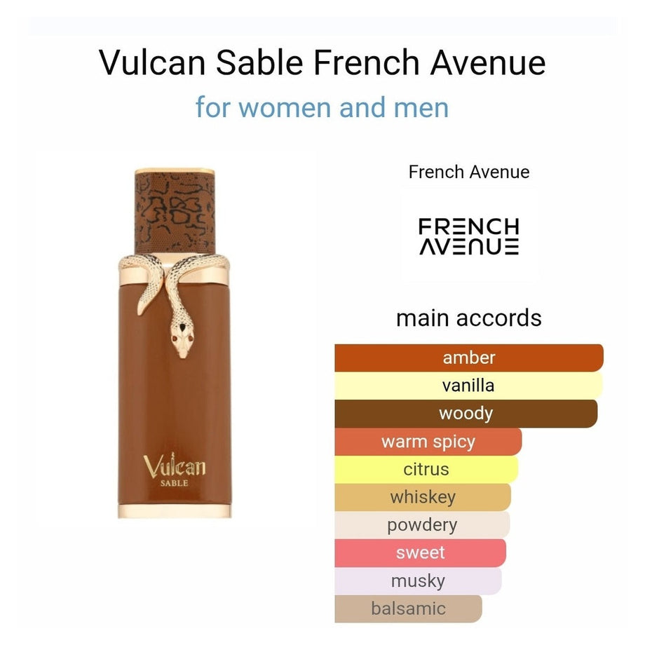 Vulcan Sable French Avenue edp 100ml – Dubai perfumes SA
