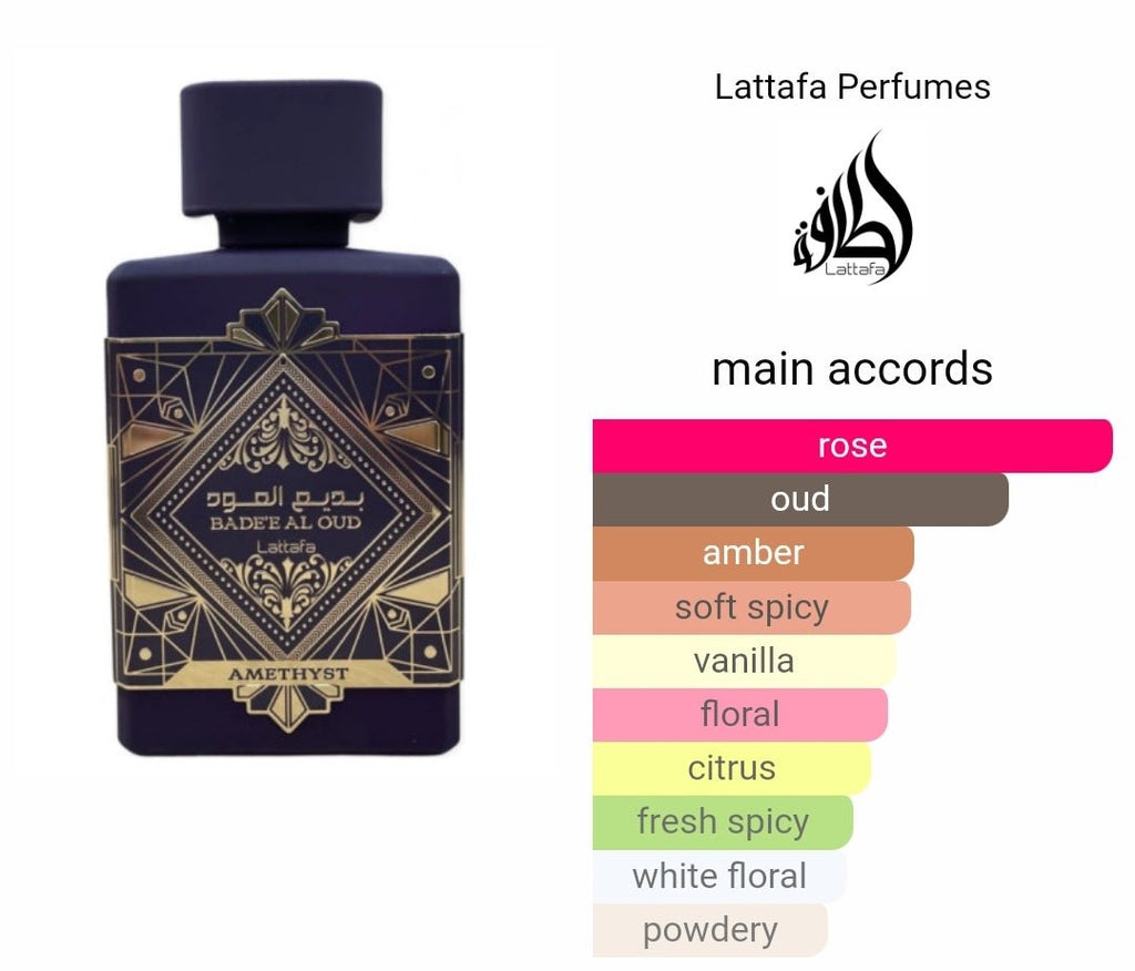 Bade'e Al Oud Amethyst Lattafa Perfumes - Dubai perfumes SA