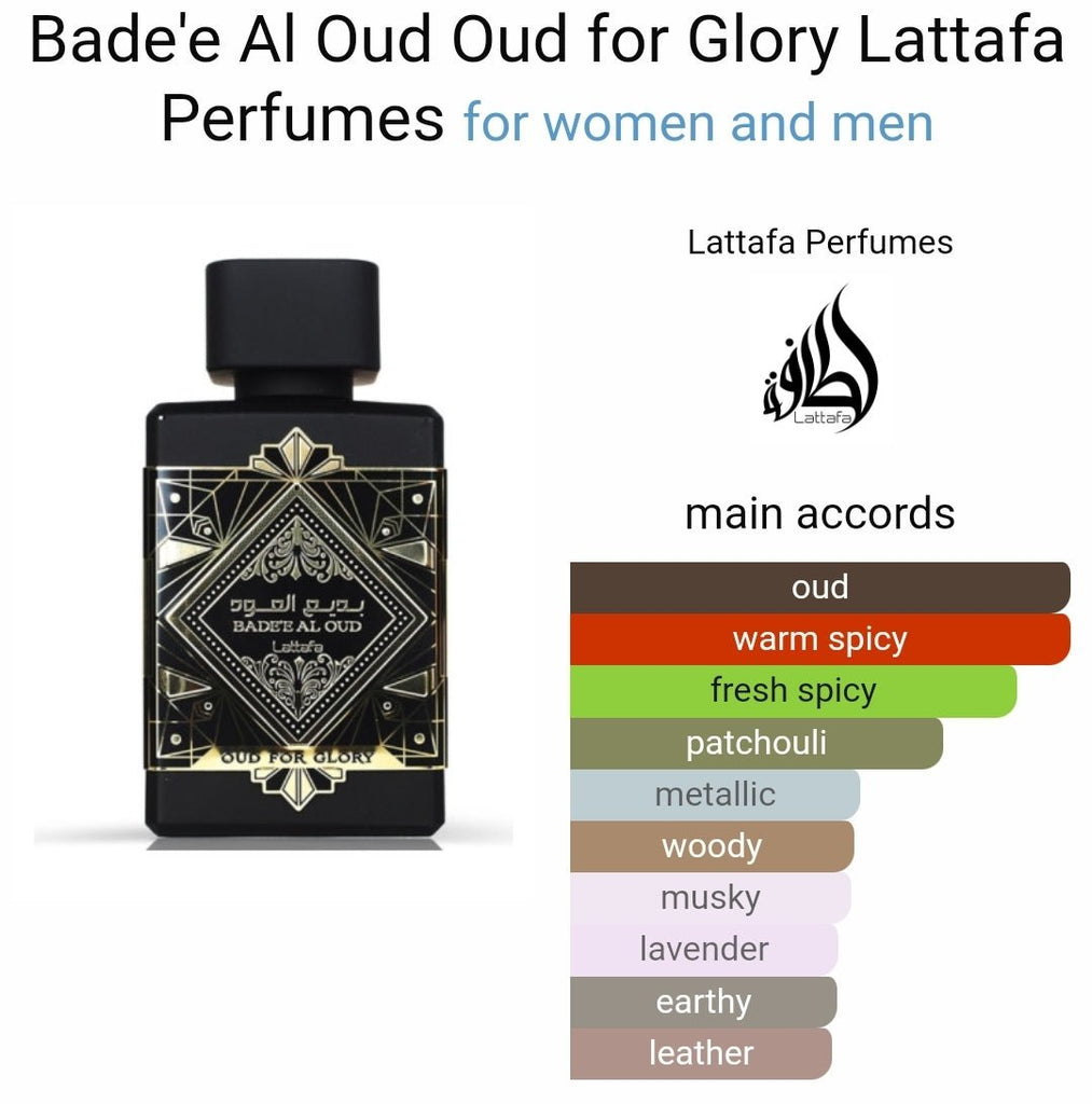 Bade'e Al Oud Oud for Glory Lattafa Perfumes set - Dubai perfumes SA