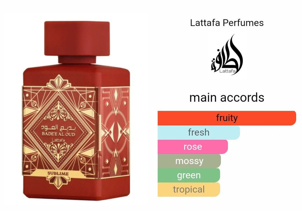 Badee Al Oud Sublime Lattafa Perfumes - Dubai perfumes SA