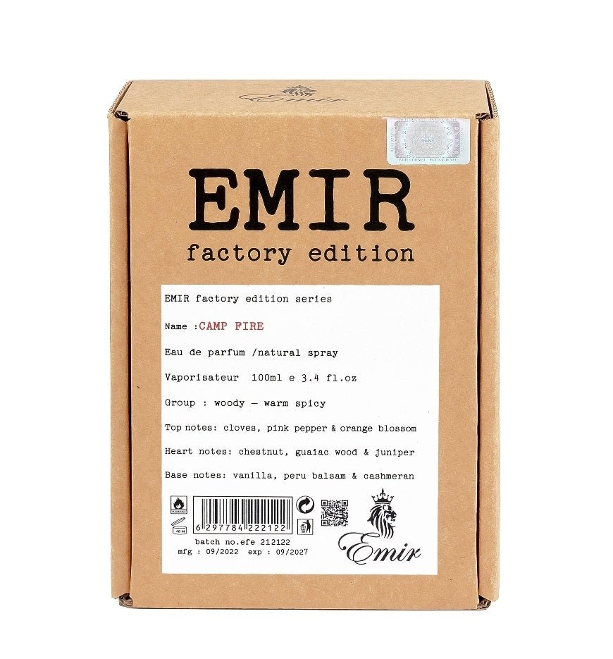 Camp Fire Emir Factory Edition EDP 100ml - Dubai perfumes SA