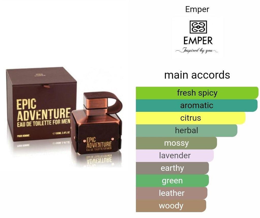 epic adventure by emper - Dubai perfumes SA