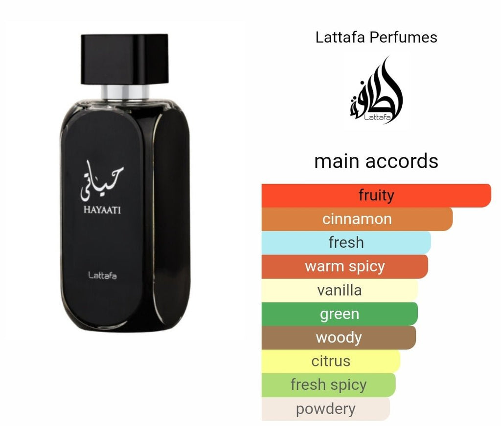 Hayaati Lattafa Perfumes - Dubai perfumes SA