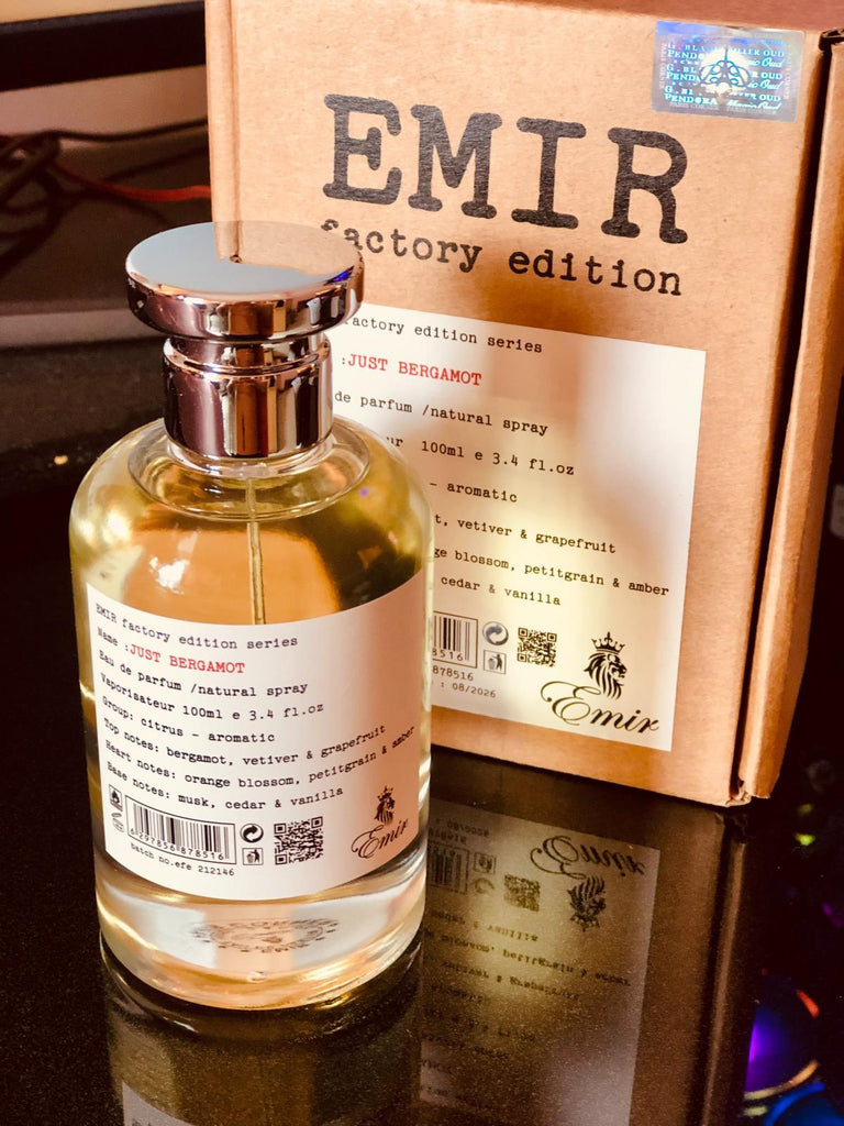 Just Bergamot Emir Factory Edition EDP 100ml - Dubai perfumes SA