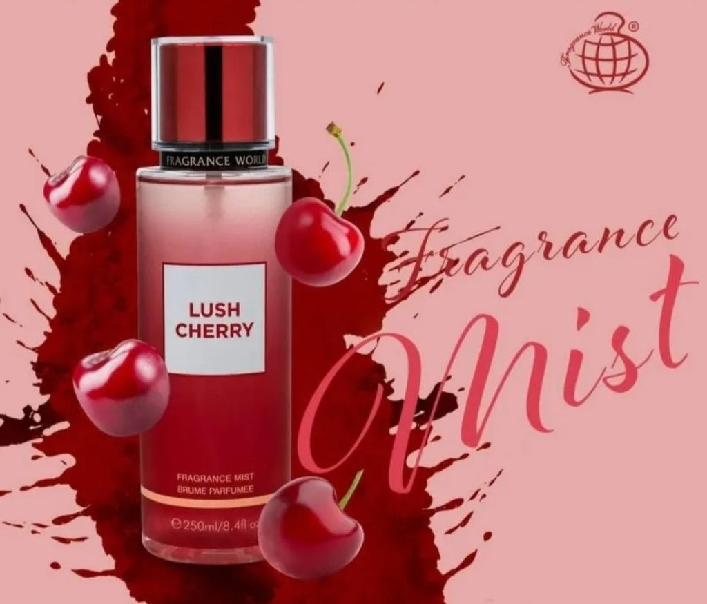 Lush cherry fragrance mist 250ml - Dubai perfumes SA