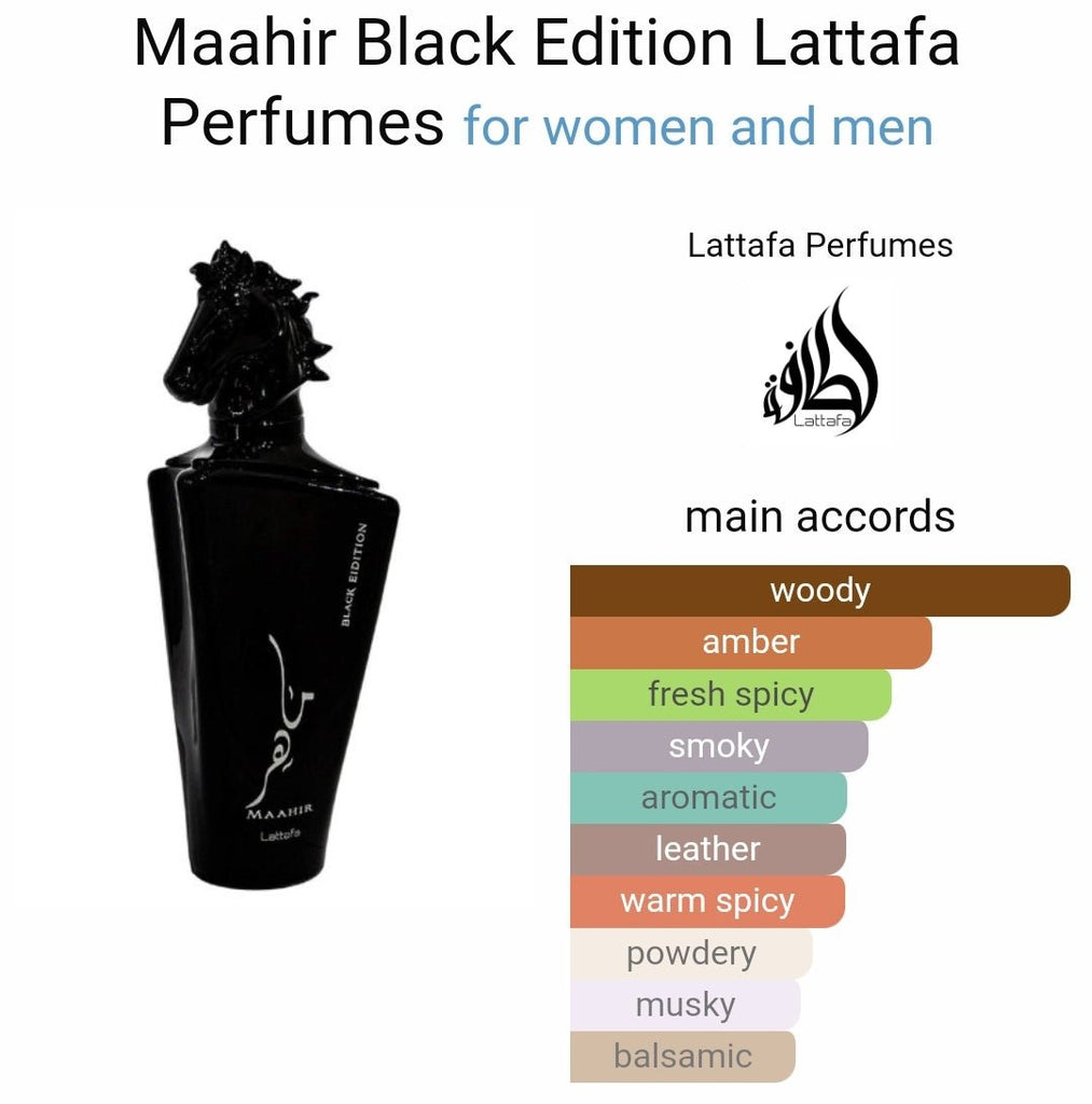 Maahir Black Edition Lattafa Perfumes - Dubai perfumes SA