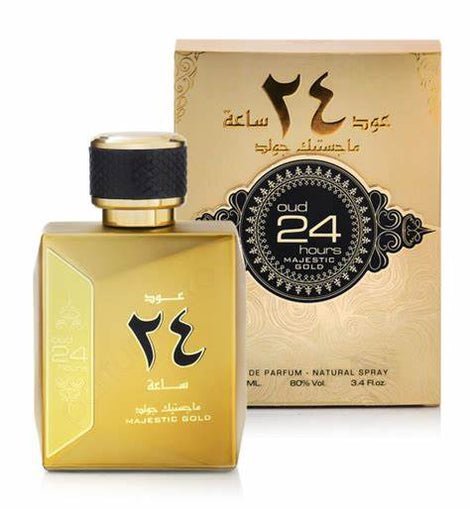 Oud 24 Hours Majestic Gold 100 ml Eau De Parfum by Ard Al Zaafaran - Dubai perfumes SA