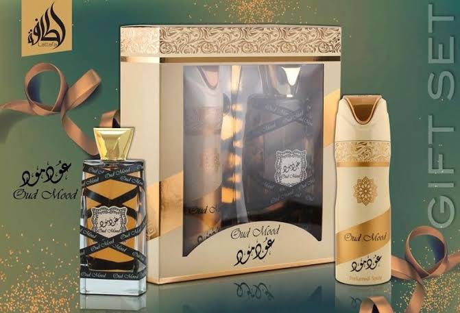 Oud mood lattafa set - Dubai perfumes SA