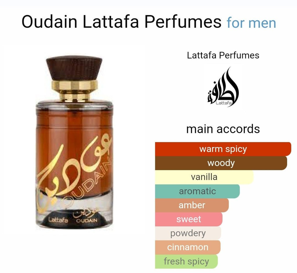 Oudain Lattafa Perfumes edp 100ml - Dubai perfumes SA