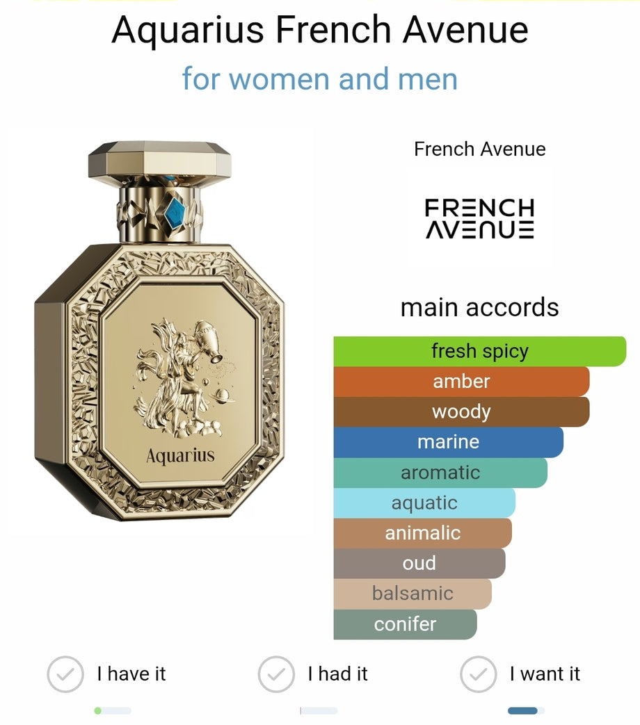 Genesis Aquarius French Avenue edp 90ml – Dubai perfumes SA
